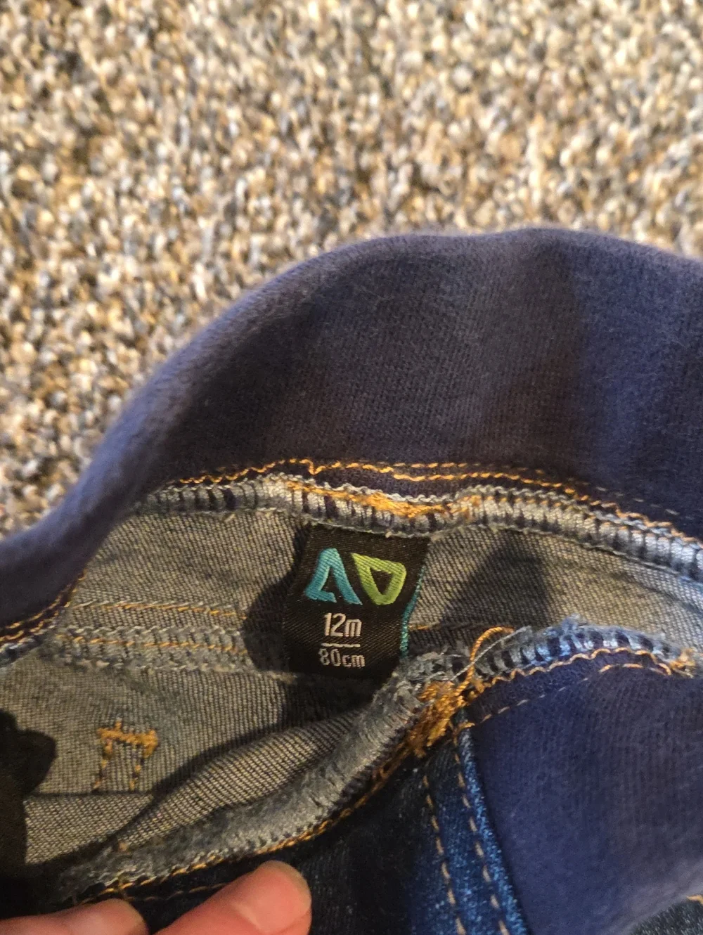 5 Assorted Pairs Of 12 Months Baby Boy Jeans